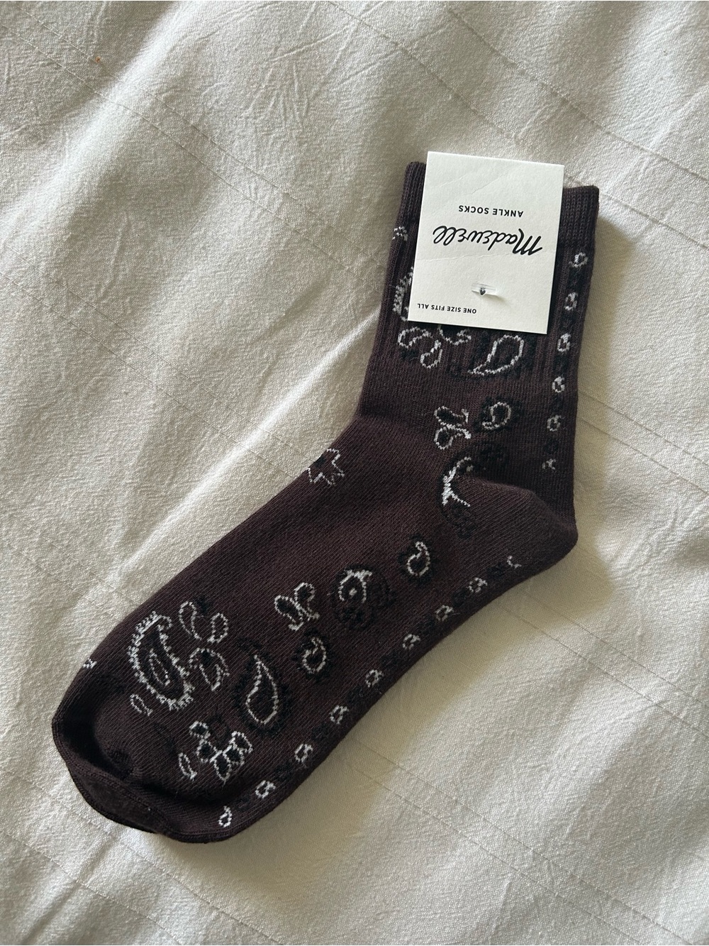 Bandana-Print Ankle Socks